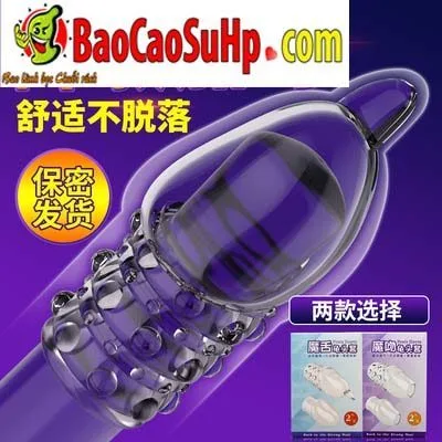Donden Kiss Penis Sleeve Sensation Enhancing Condom — hình 3