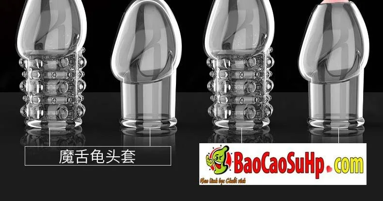 Donden Kiss Penis Sleeve Sensation Enhancing Condom — hình 7
