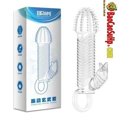 Lycantorer Rabbit Vibrating Ribbed Condom 3 Styles — hình 2