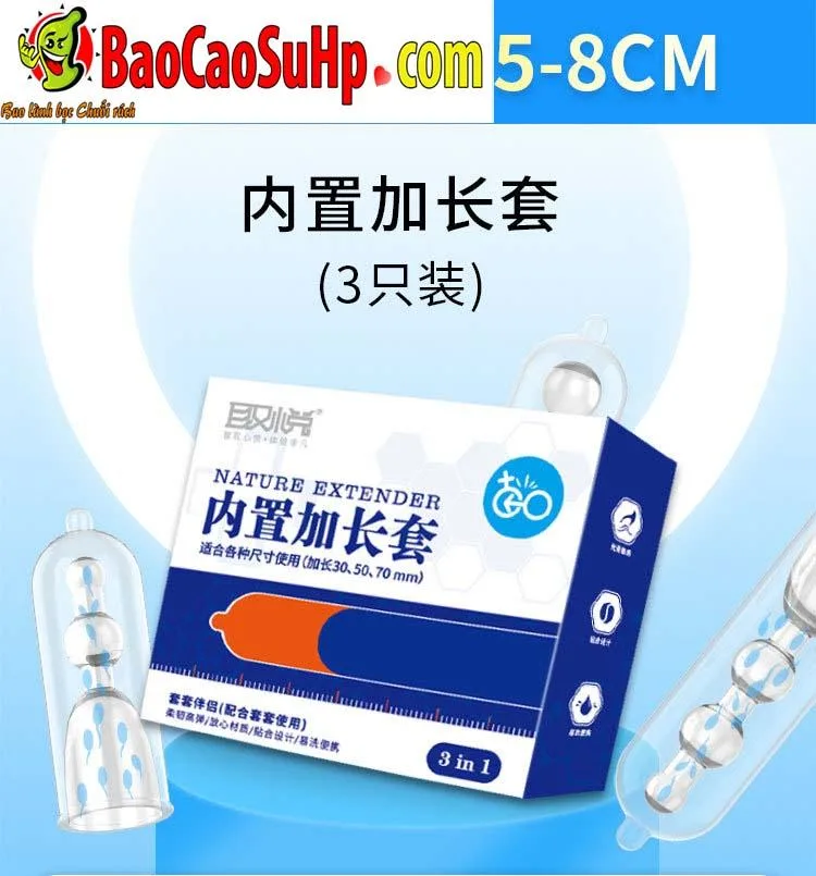 JS002 Ribbed Condom – Textured Head Enhance Size & Sensation — hình 8