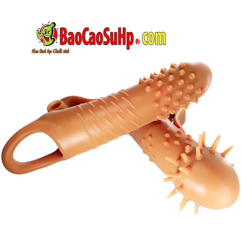 Pikilin Spiky Penis Sleeve Tongue Licking Condom — hình 5