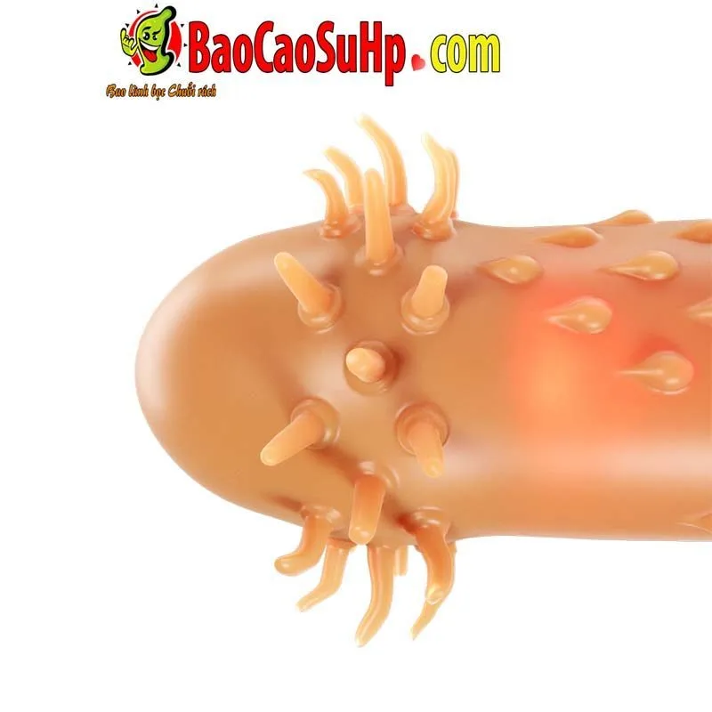 Pikilin Spiky Penis Sleeve Tongue Licking Condom — hình 7
