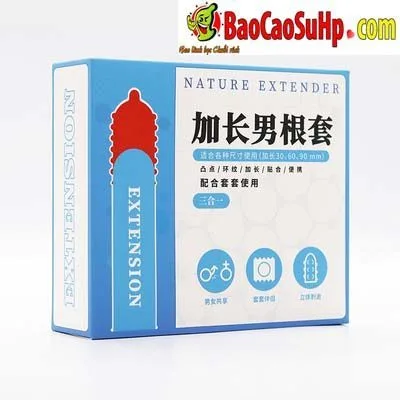 ProDotted Reusable Textured Condom Natural Size Enhancer — hình 2