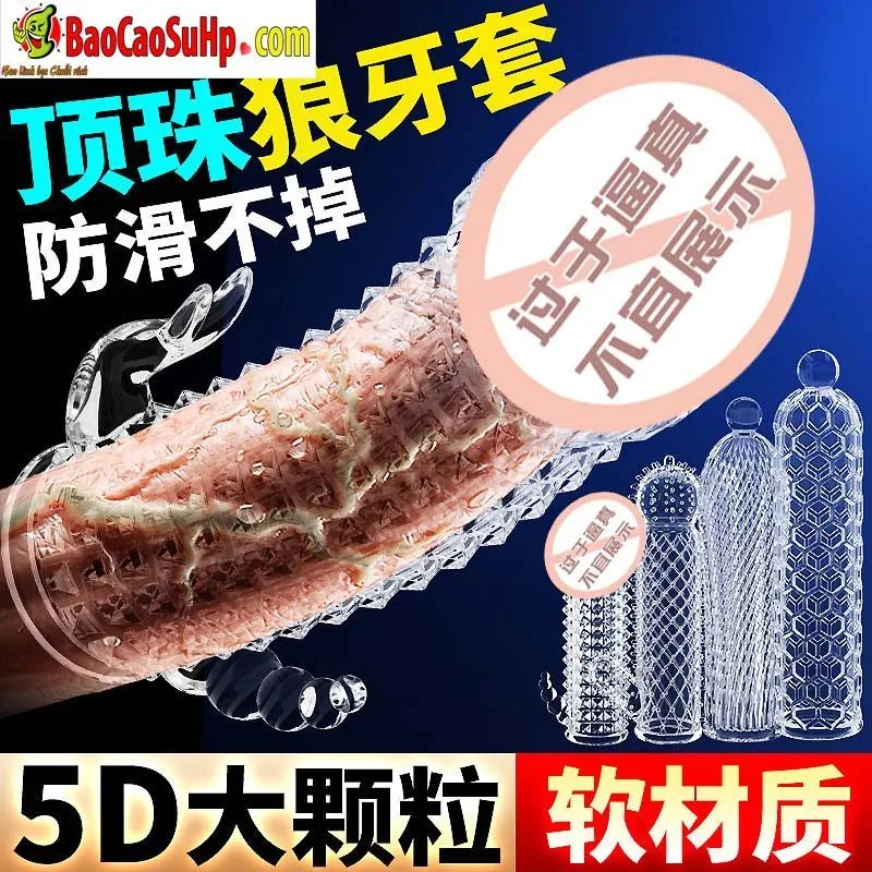 Schegy 4-Pack Textured Transparent Condoms Extra Pleasure — hình 3