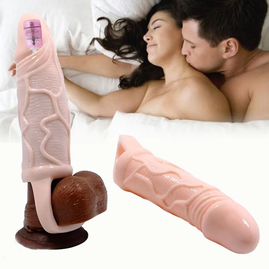 Japan Vibrating Penis Extender Condoms Intense Pleasure — Crafted to enhance excitement and satisfaction, it’s