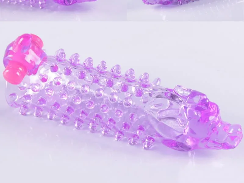 Donzen Thailand Dragon Head Ribbed Vibrating Condom Premium — hình 3