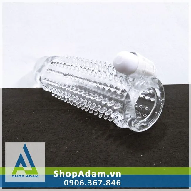 Donzen Ripped Silicone Condom with Strong Vibrations