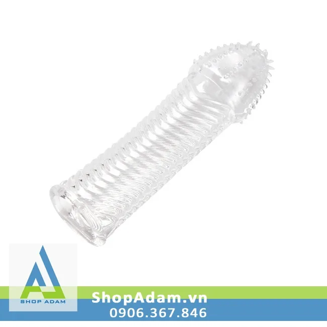 Donzen Super Ribbed Condom Medical Grade Silicone