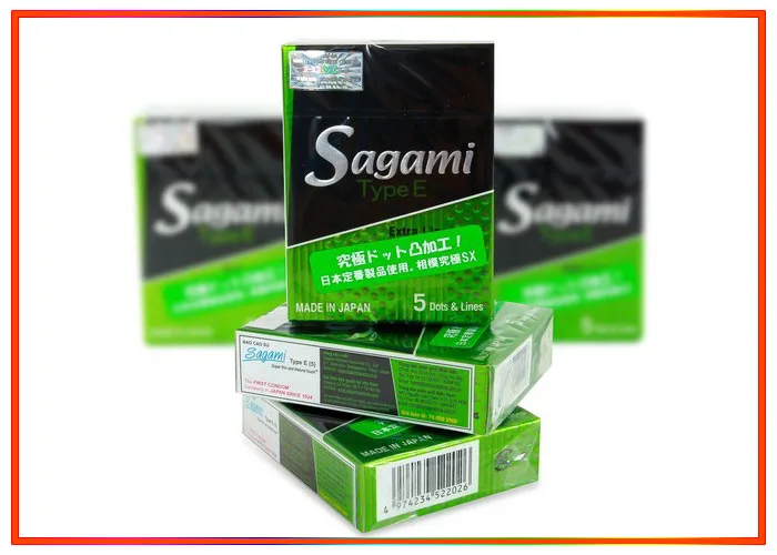 Sagami Extreme Dot Japanese Textured Condom for Intense Sex — Superior Thinness and Sensory Design for Maximum Pleasure