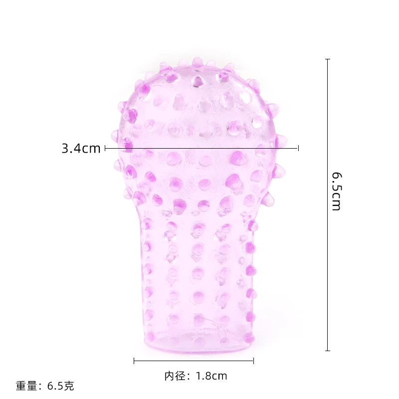 Half-Head Small Studded Condom Extra Sensation Intense Love — The condom’s opening fits a 1.8 cm diameter, securing tight