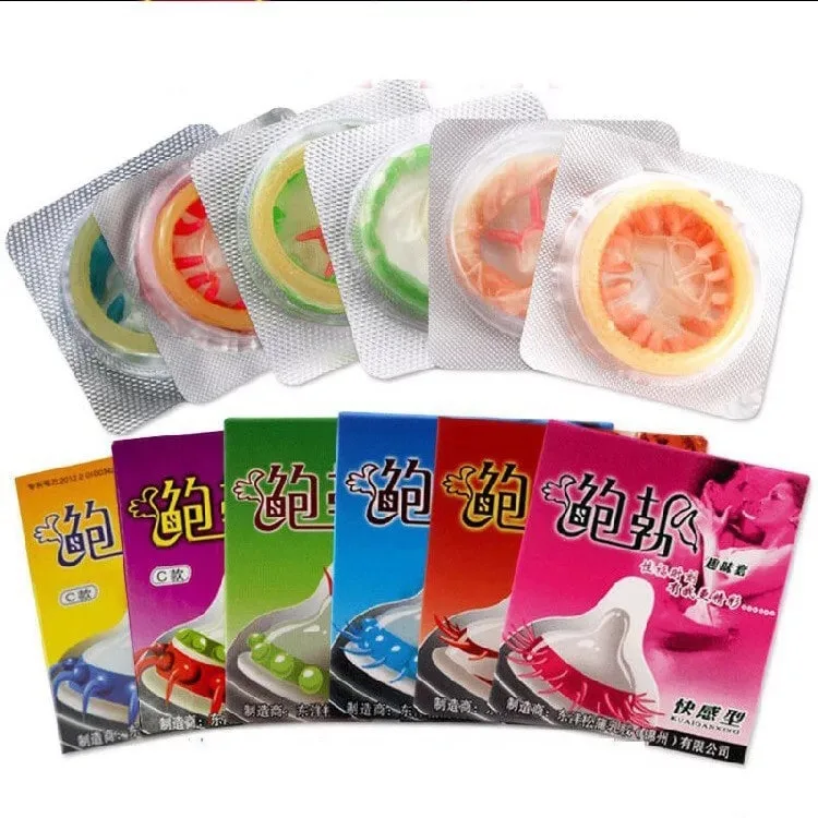 Runbo 1s Ribbed Textured Condom Enhanced Female Pleasure — If you seek a condom that promises heightened stimulation
