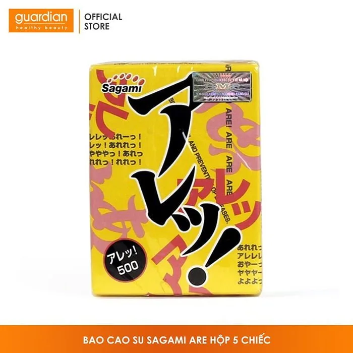 Japan Sagami Are Are Ultra Thin Condom 12pcs — Enhanced Sensation with Unique Textures