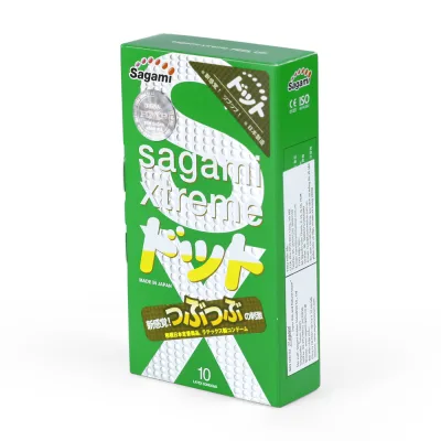 Sagami Xtreme Green Ribbed Ultra-Thin Condom 10pcs — How to Use Sagami Xtreme Green Correctly