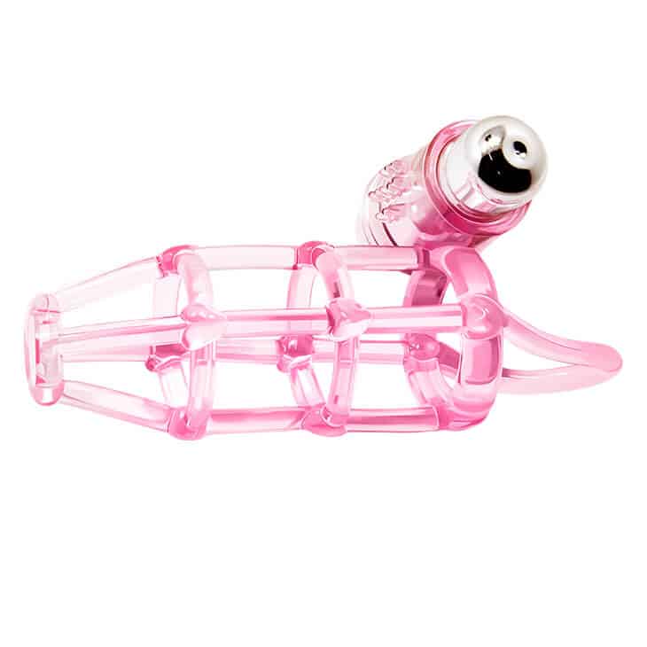 BD07 Ruffled Ring Vibrating Condom for Extended Pleasure — Simply slip it on, activate the vibrating mode, and enjoy