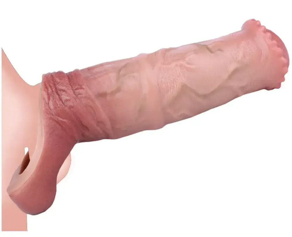 BD49C Large Ribbed Medical Silicone Condom Ultimate — hình 4