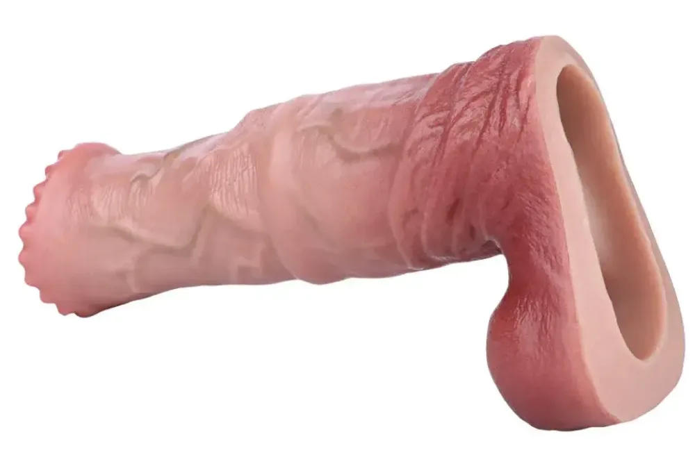 BD49C Large Ribbed Medical Silicone Condom Ultimate — hình 6