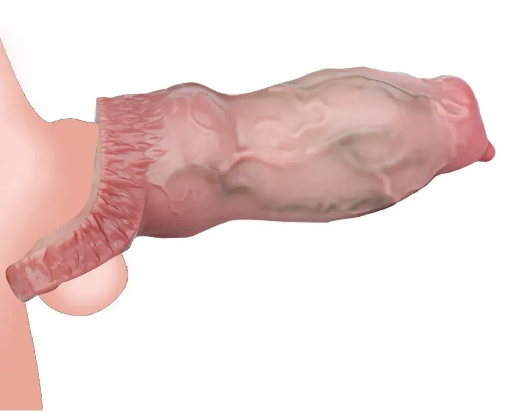 BD49C Large Ribbed Medical Silicone Condom Ultimate — Discover the BD49C Extra Large Ribbed Condom – Perfect for