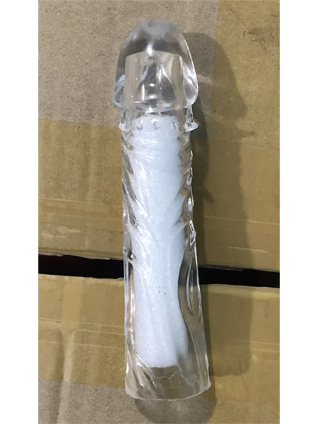 Transparent Smooth Silicone Cock Sleeve Enhance Size — Exceptional Features for Ultimate Satisfaction