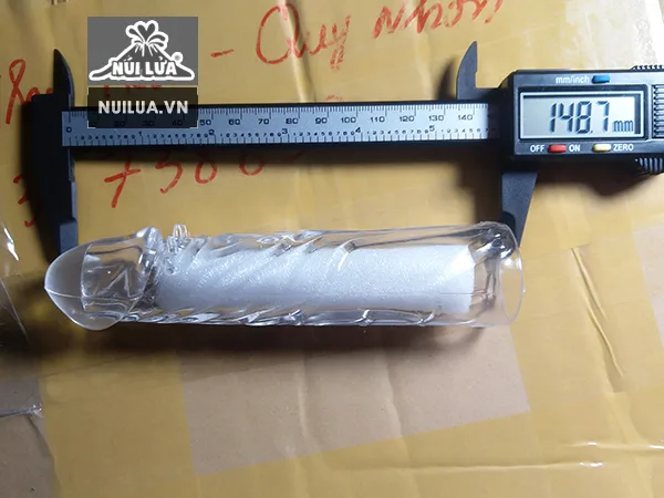 Transparent Smooth Silicone Cock Sleeve Enhance Size — hình 2