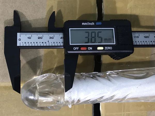 Transparent Smooth Silicone Cock Sleeve Enhance Size — hình 3