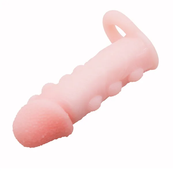 Brave Man Ultra-Soft Silicone Penis Enhancer Condom for — How to Use Brave Man Super Soft Penis Sleeve