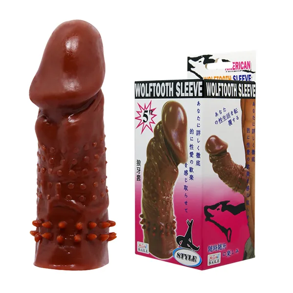 Wolftooth Sleeve Soft Silicone Penis Enlarger Delay Condom — Key Features & Specifications