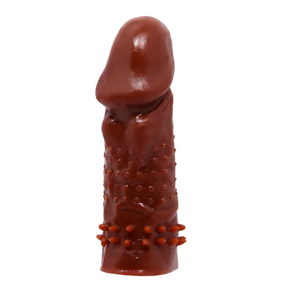 Wolftooth Sleeve Soft Silicone Penis Enlarger Delay Condom — hình 2