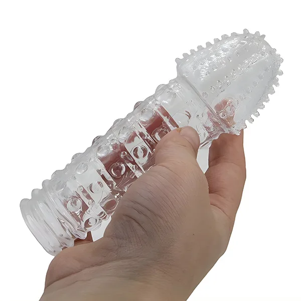 Aichao Spiked Penis Sleeve Silicone Condom Enhance Sensation — hình 2