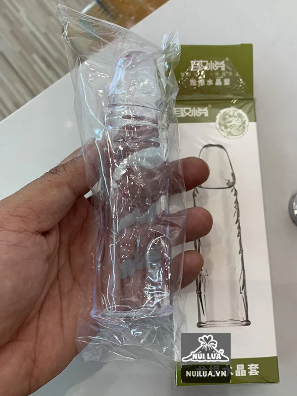 Aichao Smooth Silicone Cock Condom Boost Sensation — hình 2
