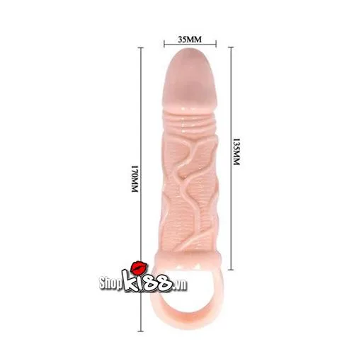Nude Ribbed Strap-On Sleeve – Male Enhancement with Secure — Detailed Specifications That Impress