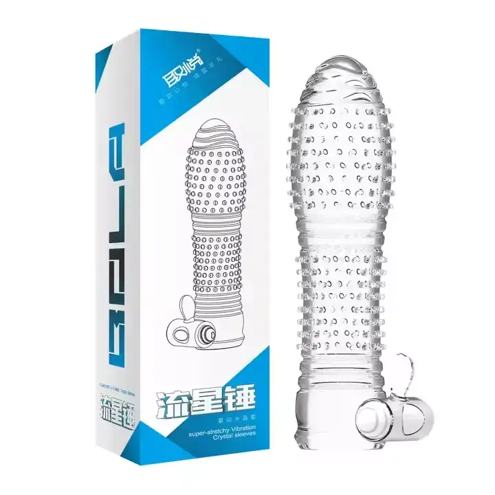 Cobiiy Transparent Penis Enlarger Sleeve 3 Sizes — Its silky texture ensures maximum comfort, making the