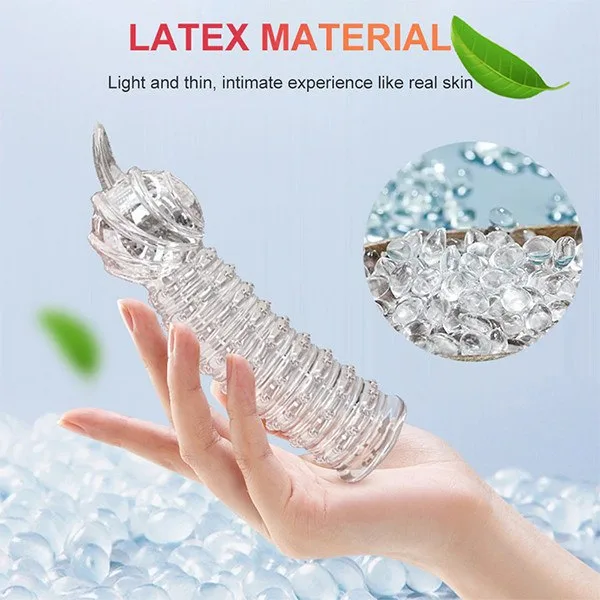 JIYU Finger Sleeve Vibrating Condom for Intense Female — hình 4