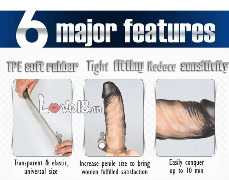 Black Warrior Strap-On Penis Sleeve Vibrating Adjustable — Experience the Black Warrio Difference