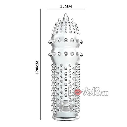Transparent Super Spiked Sleeve With Extra Branch For — Easy to Use and Maintain