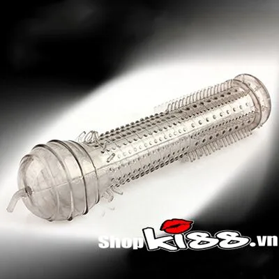 Ultra Thin Spiked Penis Sleeve Soft Silicone Enhancer — Innovative Features for Maximum Enjoyment