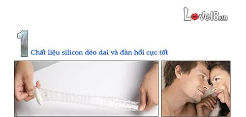 Cobiiy Transparent Vibrating Penis Sleeve Extend Stamina — hình 3