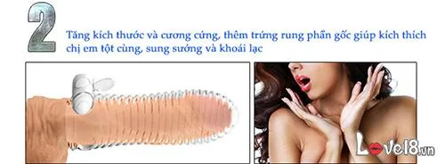 Cobiiy Transparent Vibrating Penis Sleeve Extend Stamina — hình 4