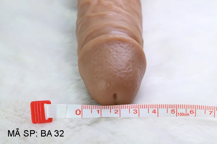 Genuine Textured Ribbed Penis Sleeve With Ball Strap — hình 5
