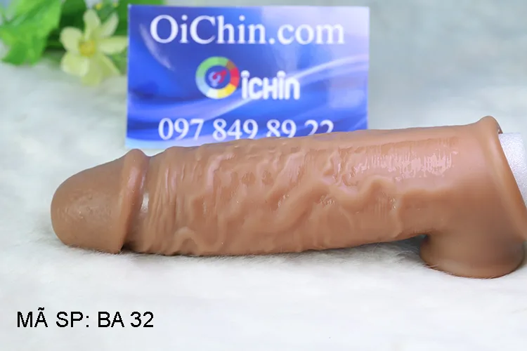 Genuine Textured Ribbed Penis Sleeve With Ball Strap — Enhanced Pleasure for Both Partners