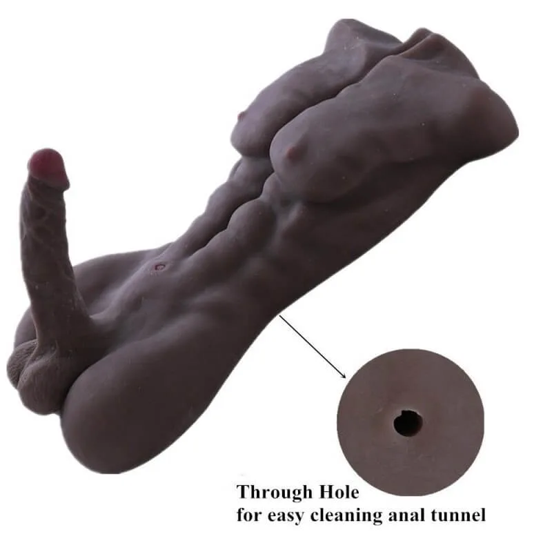 BB12B Male Half Body Sex Doll Female Masturbation Toy — hình 12