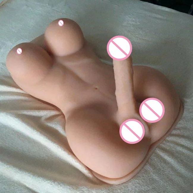 BB12D Androgynous Half-Body Doll Soft TPR for Couples — hình 5