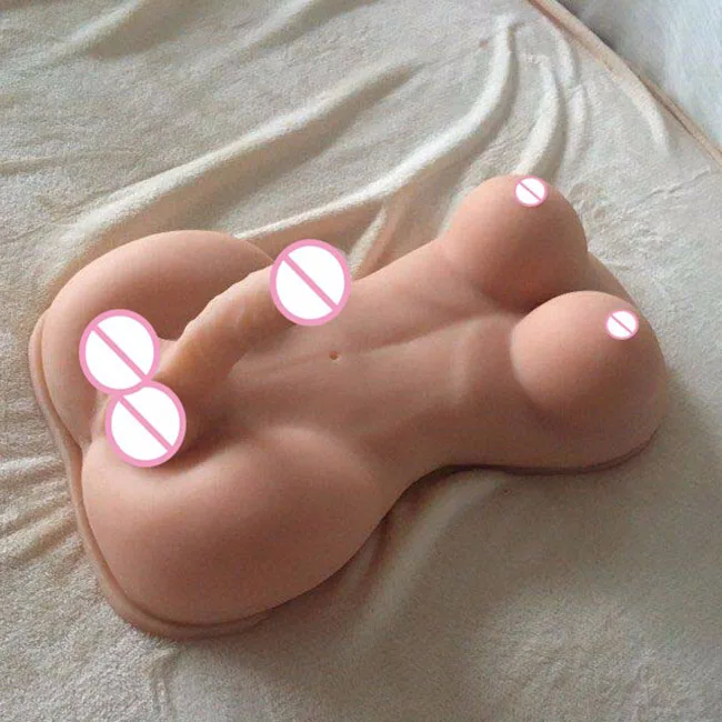 BB12D Androgynous Half-Body Doll Soft TPR for Couples — hình 6