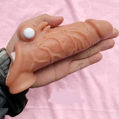 Blisstoy Soft Rotating Vibrating Penis Sleeve BD55A — hình 3