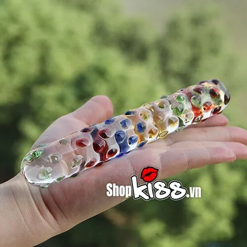 Glass Crystal 4-Color Male Masturbator For Gay Couples — hình 3