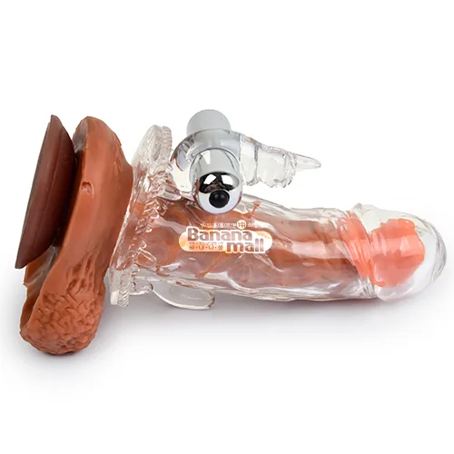 Brave Man Silicone Vibrating Penis Sleeve Condom — hình 3