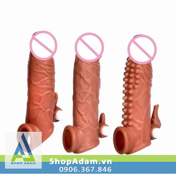 Ribbed Vibrating Strap-On Condom Delay Enhance Pleasure — Exceptional Design for Maximum Comfort and Impact