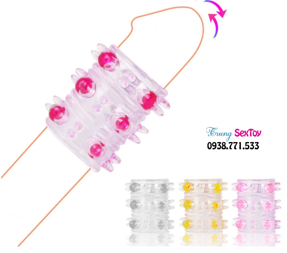 Textured Beaded Sleeve Enhance Pleasure Extend Love Time — Designed to Stimulate and Satisfy