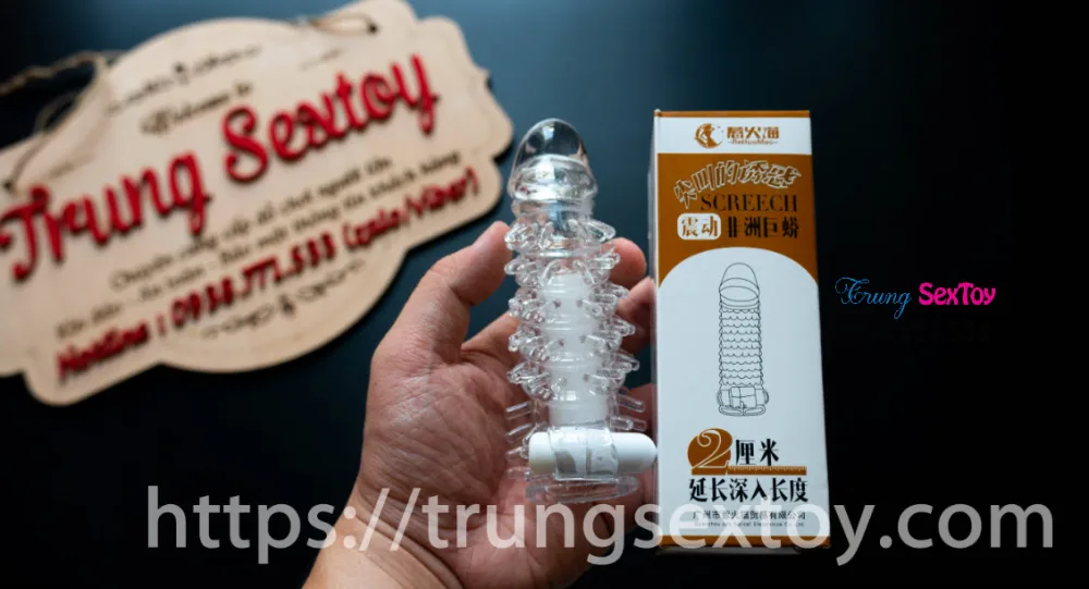 Textured Ribbed Penis Sleeve for Maximum Pleasure, Tight Fit — Multifunctional Enhancement Tool with Vibration