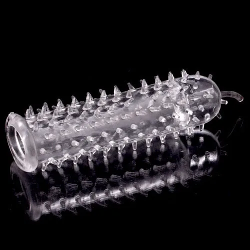Japanese Spiky Textured Penis Sleeve for Intense Pleasure — Discover the Japanese Spine & Beard Extension Condom