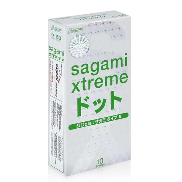 Sagami Xtreme Dots Japanese Ribbed & Dotted Condom — Outstanding Features of Sagami Xtreme Dots Condom